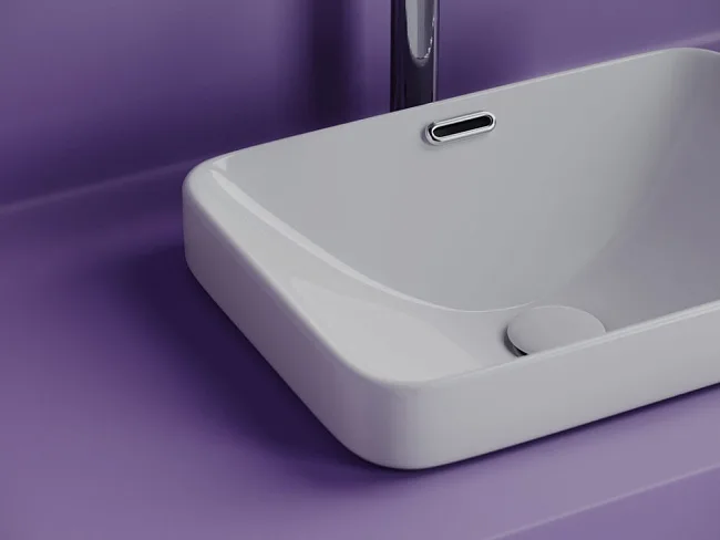 Встраиваемая раковина Ceramicanova Element CN6078 белый Sancos — Оригинал