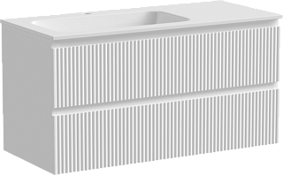 Тумба под раковину Sancos Snob R 100 подвесная Bianco (белый), SNR100LW