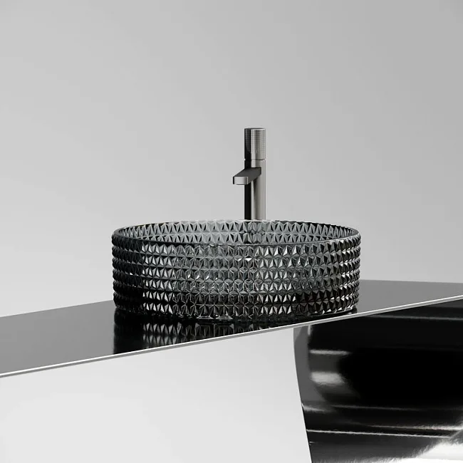 Раковина Ceramicanova Cristal CN6060 черная Sancos — Оригинал