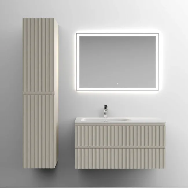 Тумба под раковину Sancos Snob T 100 подвесная Beige soft (капучино), SNT100LCE Sancos — Оригинал