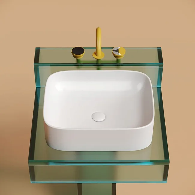 Раковина Ceramicanova Element CN6052MW белая матовая Sancos — Оригинал