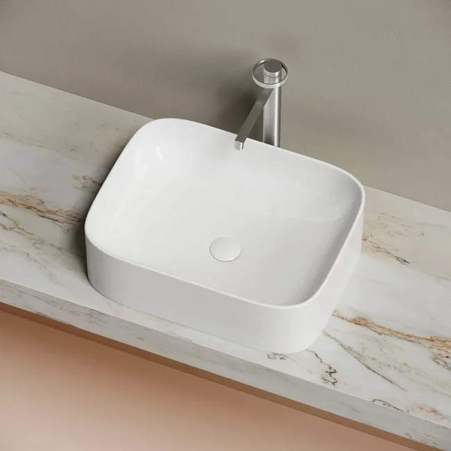 Раковина Ceramicanova Element CN6052 белая глянцевая Sancos — Оригинал