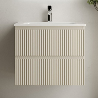 Тумба с раковиной Sancos Snob R 60 см, beige soft