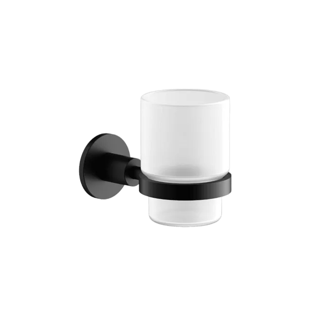 Стакан для ванной Sancos Base SC9030MB черный матовый Sancos — Оригинал