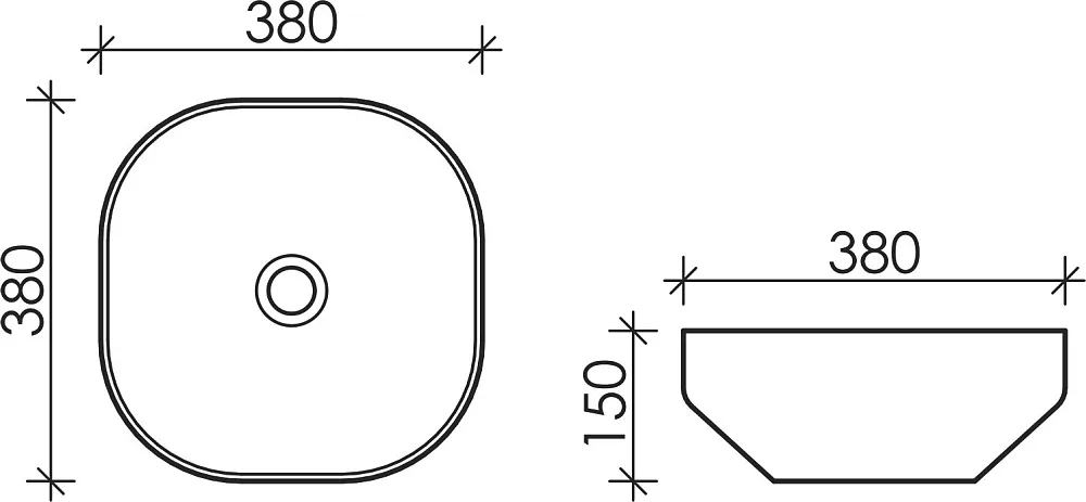 Раковина Ceramicanova Element CN5032 Sancos — официальный сайт
