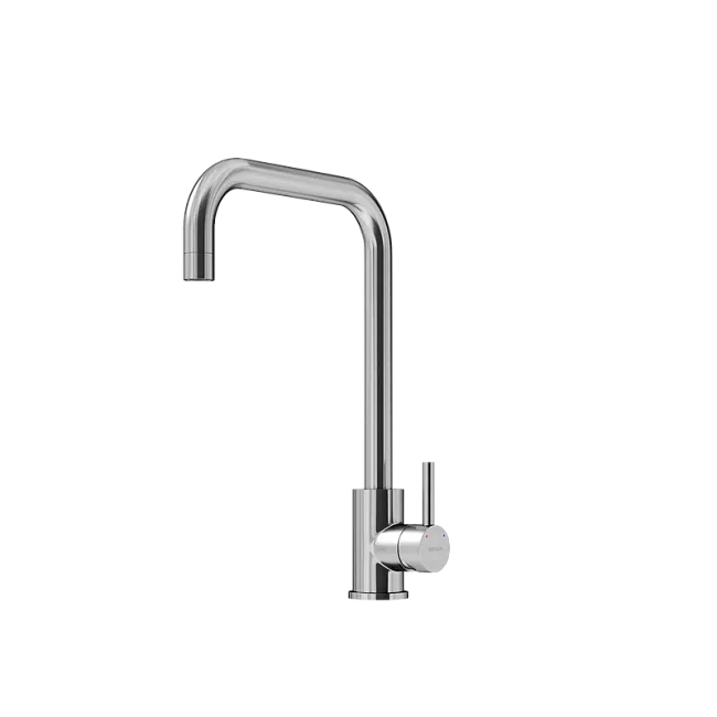 Смеситель для кухни Sancos Stainless, с поворотным Г изливом, нержавеющая сталь, SC12002SS Sancos — Оригинал