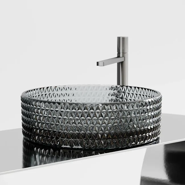 Раковина Ceramicanova Cristal CN6060 черная Sancos — Оригинал