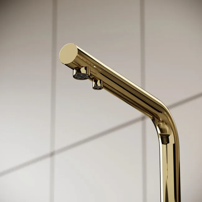 Смеситель для кухни Sancos Foster SC4014ZG под фильтр, полированное золото Sancos — Оригинал