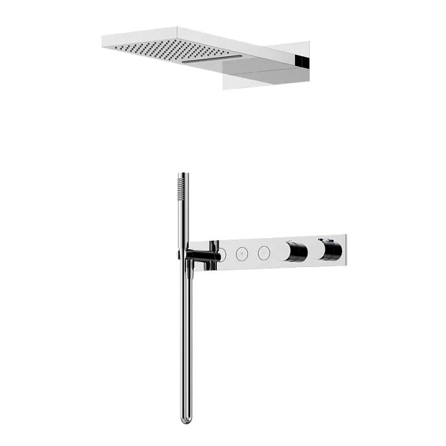 Душевой комплект Sancos Linn SC9023CH С ВНУТРЕННЕЙ ЧАСТЬЮ, хром Sancos — Оригинал