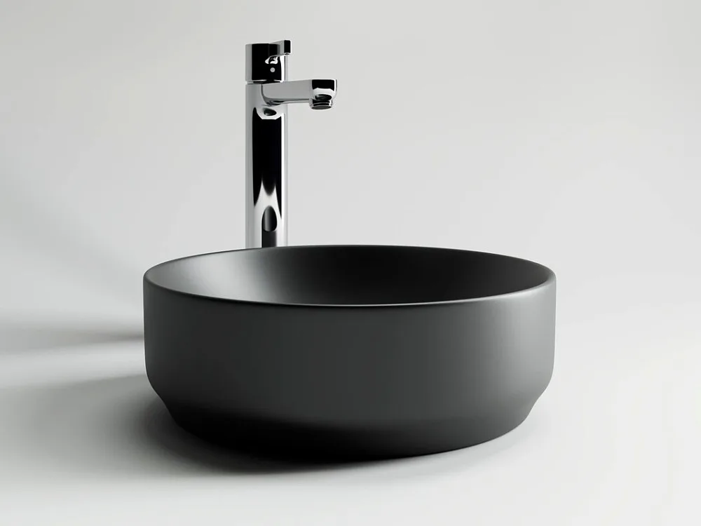 Раковина Ceramica Nova Element CN6007 черный матовый Sancos — официальный сайт