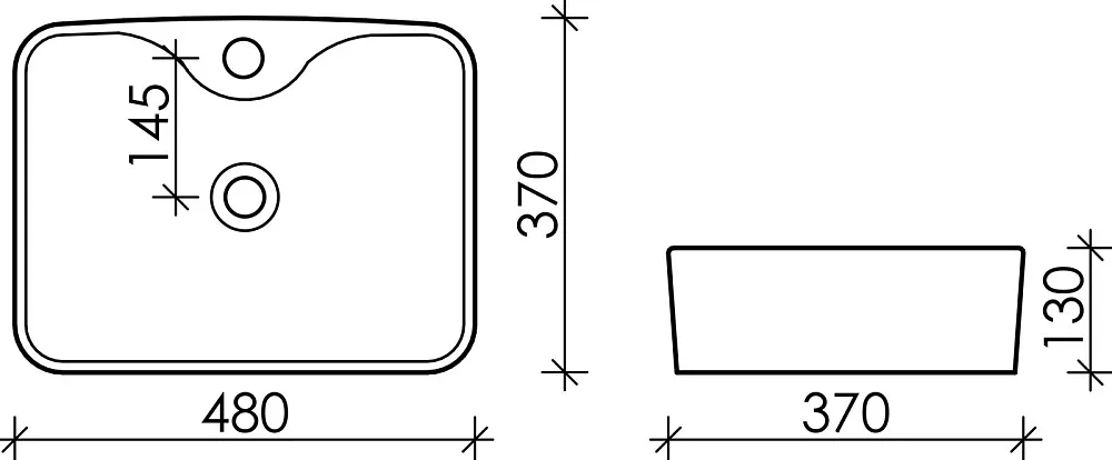 Раковина Ceramica Nova Element CN6033 Sancos — официальный сайт