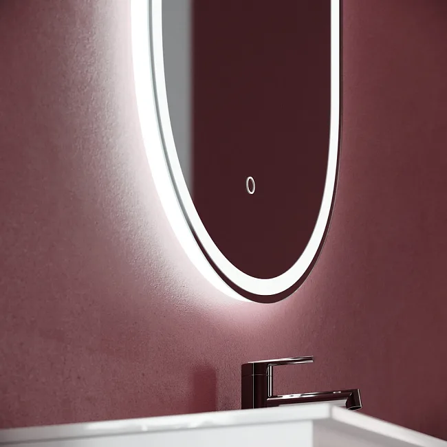 Зеркало Sancos Oval OV45F 45 см Sancos — Оригинал