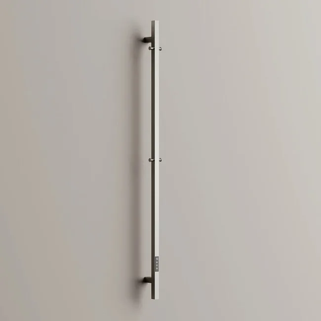 Полотенцесушитель электрический Sancos Linn 150x3 I-образный, брашированный никель, SC13002BN Sancos — Оригинал