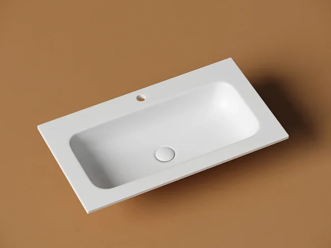 Мебельная раковина Ceramicanova Grace CN7012MW 80. белая матовая Sancos — Оригинал