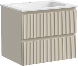 Тумба под раковину Sancos Snob T 60 подвесная Beige soft (капучино), SNT60CE