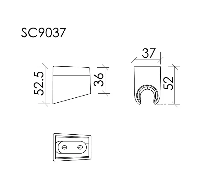 Настенный держатель Sancos SC9037BB брашированная бронза Sancos — Оригинал
