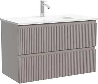 Тумба под раковину Sancos Snob R 80 подвесная Doha soft (пыльная роза), SNR80/39SM