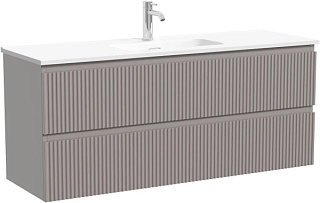 Тумба под раковину Sancos Snob R 120 подвесная Doha soft (пыльная роза), SNR120/39SM