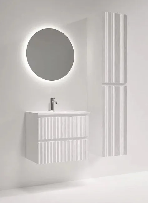 Тумба под раковину Sancos Snob R 60 подвесная Bianco (белый), SNR60/39W Sancos — Оригинал