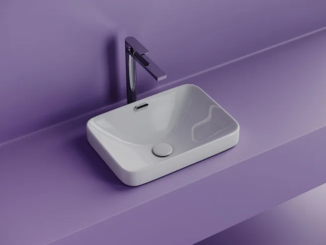 Встраиваемая раковина Ceramicanova Element CN6078 белый Sancos — Оригинал