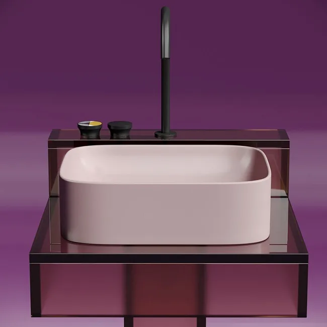 Раковина Ceramicanova Element CN6052MP розовая матовая Sancos — Оригинал