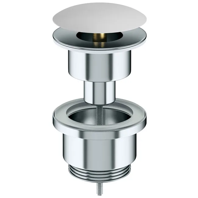 Донный клапан Ceramicanova, click-clack, белый матовый, 70003MWnc Sancos — Оригинал