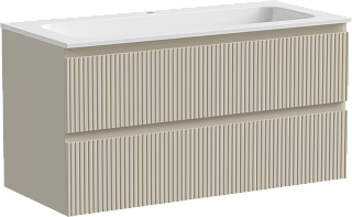 Тумба под раковину Sancos Snob T 100 подвесная Beige soft (капучино), SNT100CE
