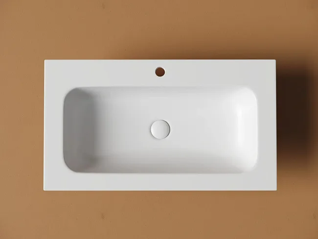 Мебельная раковина Ceramicanova Grace CN7012MW 80. белая матовая Sancos — Оригинал