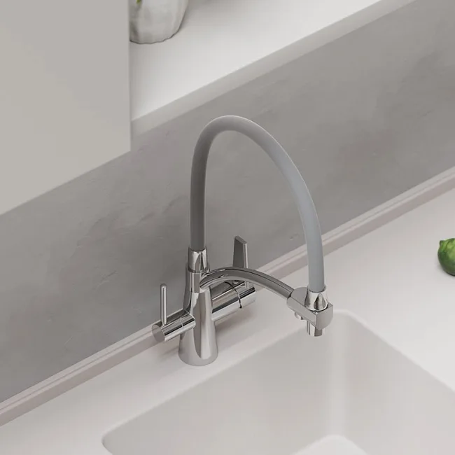 Смеситель для кухни Sancos Eri SC4001CH с гибким изливом, хром Sancos — Оригинал