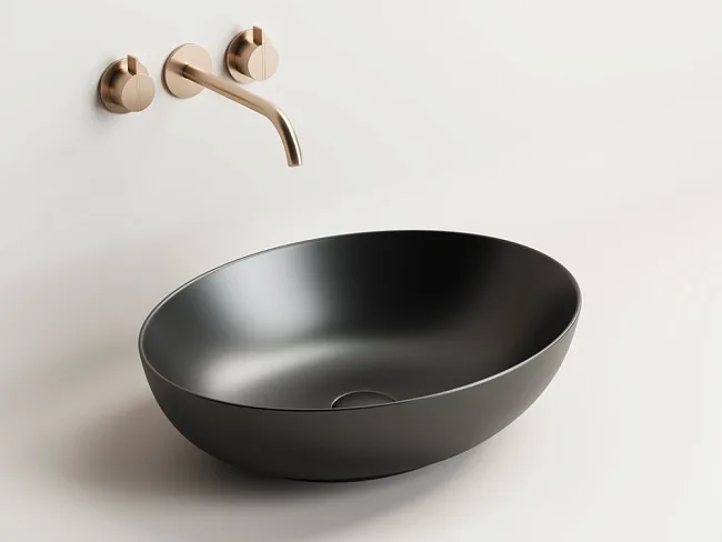 Раковина Ceramica Nova Element CN6017MB черный матовый Sancos — Оригинал