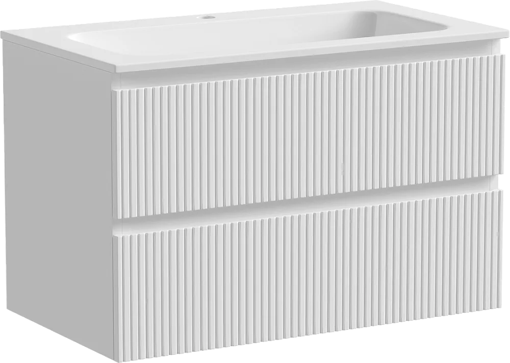 Тумба с раковиной Sancos Snob T 80 см, bianco Sancos — официальный сайт