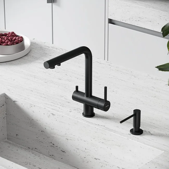 Смеситель для кухни Sancos Foster SC4014MB под фильтр, черный матовый Sancos — Оригинал