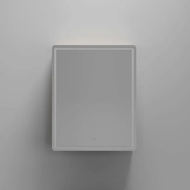 Зеркало-шкаф Sancos Mirror 60 с подсветкой, дуб галифакс натуральный Sancos — Оригинал
