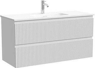 Тумба под раковину Sancos Snob R 100 подвесная Bianco (белый), SNR100/39W