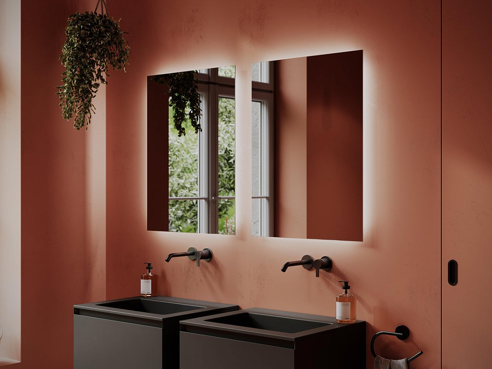 Зеркало Sancos Square SQ600 60 см Sancos — официальный сайт