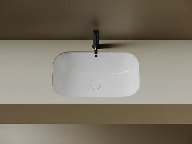 Встраиваемая раковина Ceramicanova Era CN15007 белый Sancos — Оригинал