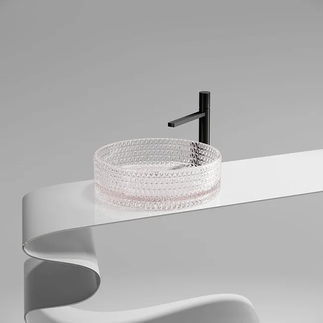 Раковина Ceramicanova Cristal CN6062 прозрачная Sancos — Оригинал