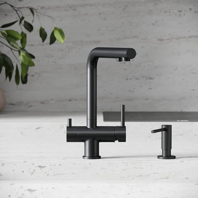 Смеситель для кухни Sancos Foster SC4014MB под фильтр, черный матовый Sancos — Оригинал