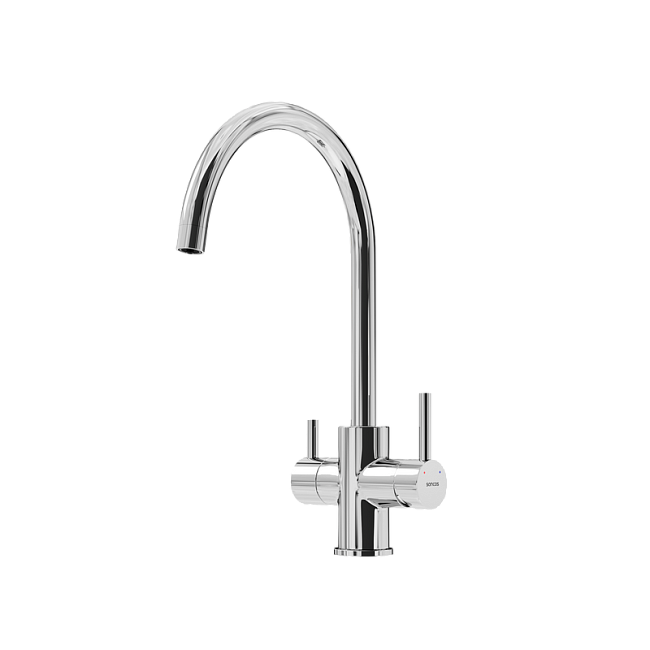 Смеситель для кухни Sancos Taper, с краном под фильтр для питьевой воды, хром, SC4012CH Sancos — Оригинал