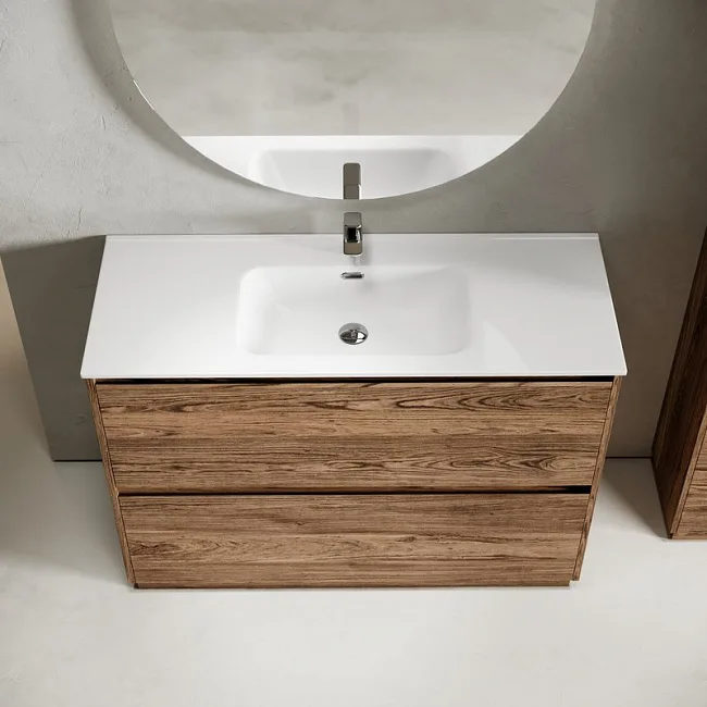 Тумба под раковину Sancos Libra Floor 120 напольный дуб чарльстон, LB120F-1ECH Sancos — Оригинал