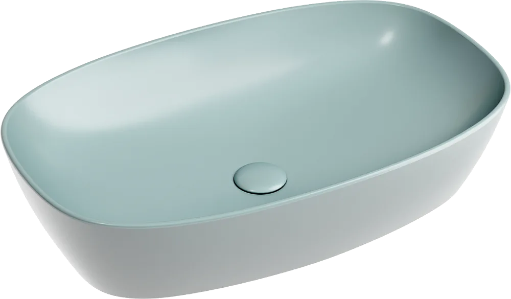 Раковина Ceramicanova Element CN6049MLG зеленая матовая Sancos — официальный сайт