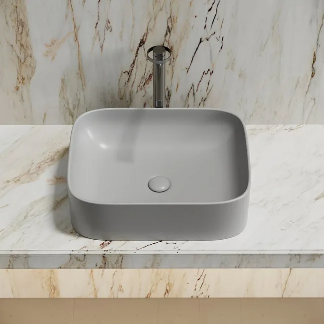 Раковина Ceramicanova Element CN6052MSG серая матовая Sancos — Оригинал