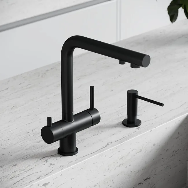 Смеситель для кухни Sancos Foster SC4014MB под фильтр, черный матовый Sancos — Оригинал