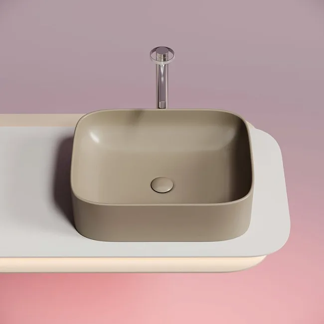 Раковина Ceramicanova Element CN6052MC капучино матовая Sancos — Оригинал