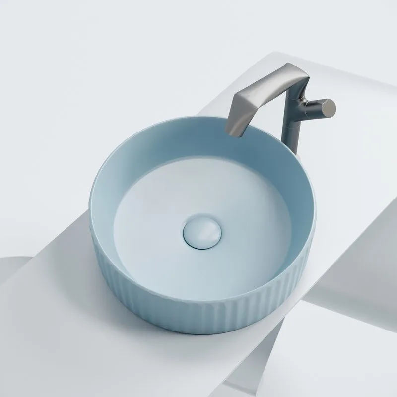 Раковина Ceramicanova Element CN6057ML голубой матовый Sancos — официальный сайт