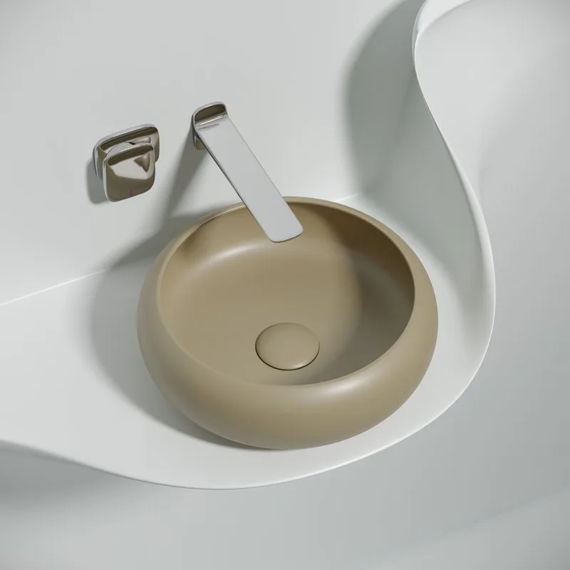 Раковина Ceramicanova Element CN6050MC капучино матовая Sancos — официальный сайт