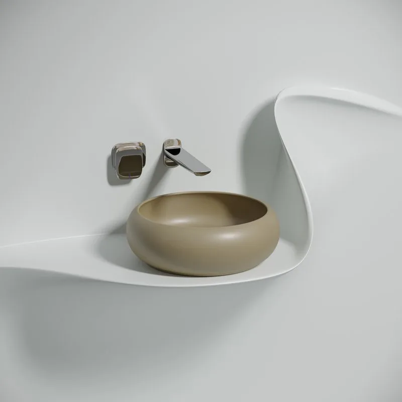 Раковина Ceramicanova Element CN6050MC капучино матовая Sancos — официальный сайт