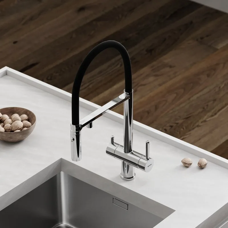 Смеситель для кухни Sancos Imola SC4010CH под фильтр, брашированное золото Sancos — официальный сайт