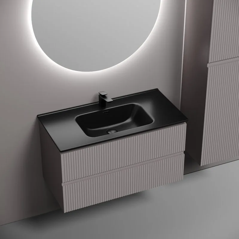 Тумба с раковиной Sancos Snob R 90 doha soft, раковина CN7002MB Sancos — официальный сайт