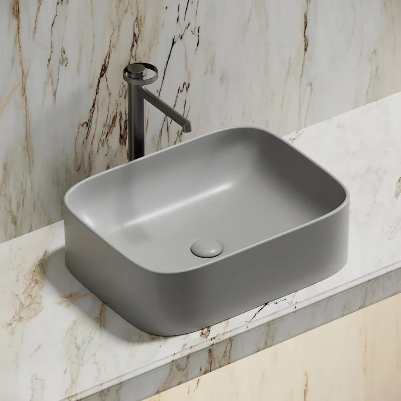 Раковина Ceramicanova Element CN6052MSG серая матовая Sancos — официальный сайт